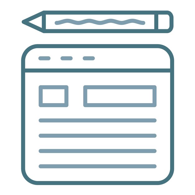 blog flat illustration