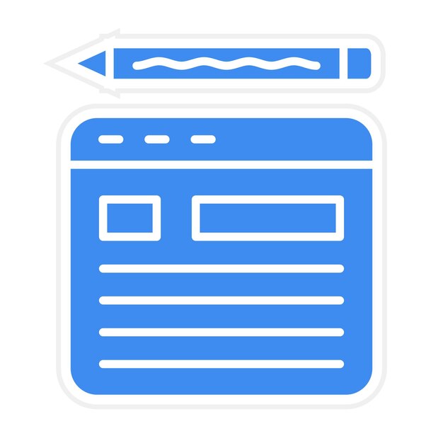 Blog icon vector image Can be used for Web Marketing