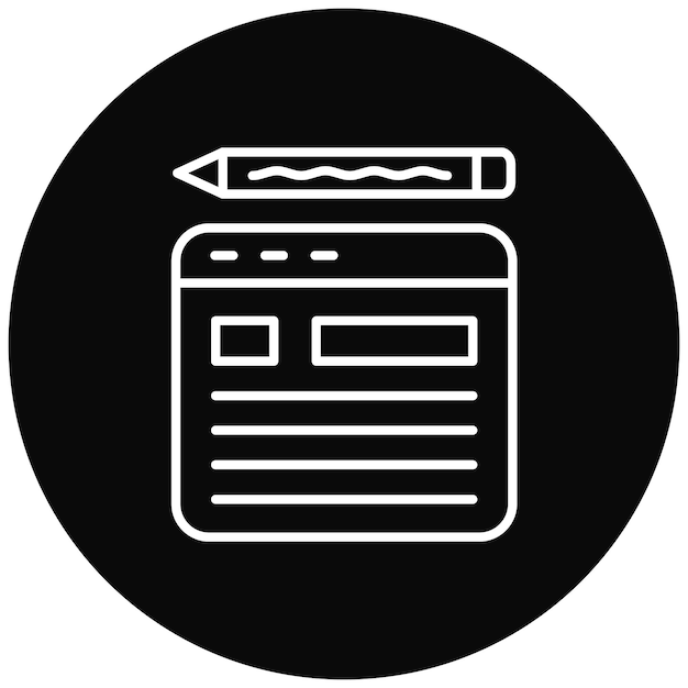 blog icon vector image can be used for web marketing