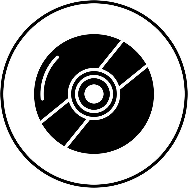 Blu Ray vector icon Can be used for Video Production iconset