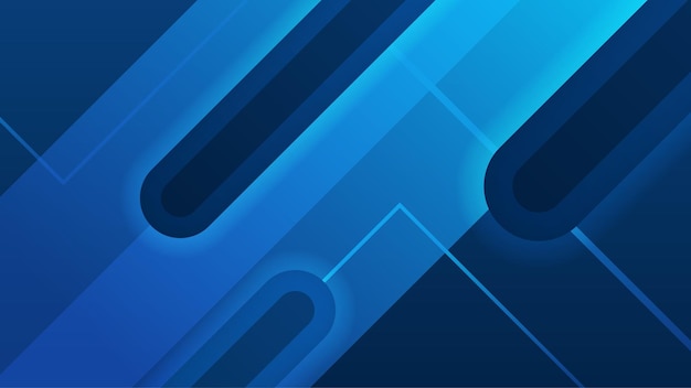 Blue abstract background for business presentation template