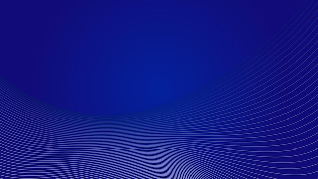 Blue abstract background with curve line vector image