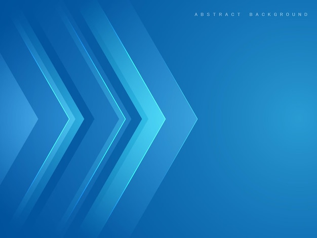 blue abstract background with transparent hexagon stripes