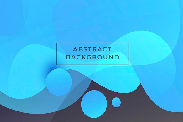 Blue Abstract Modern Background Design Template