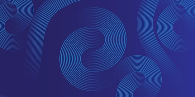 Blue Abstract Swirls