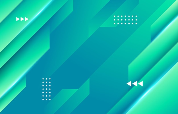 Blue and Green Combo Round Background