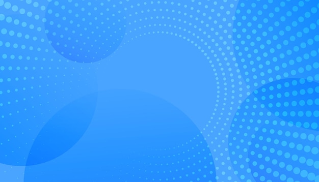 Blue background abstract with circles and halftone dots pattern blue backdrop circle effect style