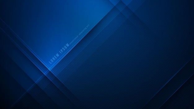 Blue background with stripes lines and light