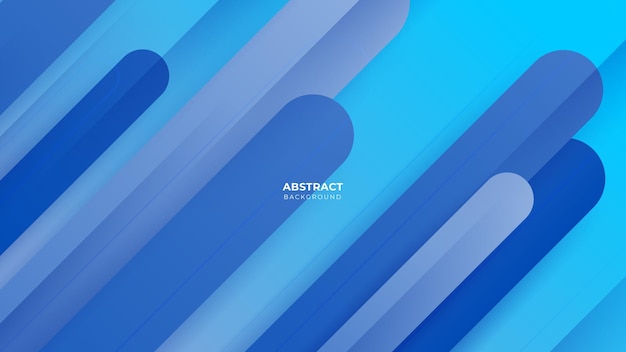 Blue banner geometric shapes abstract modern technology background design Vector abstract graphic presentation design banner pattern background web template
