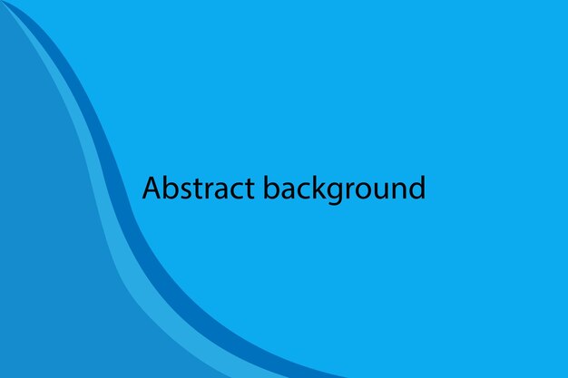 Blue color wave abstract background
