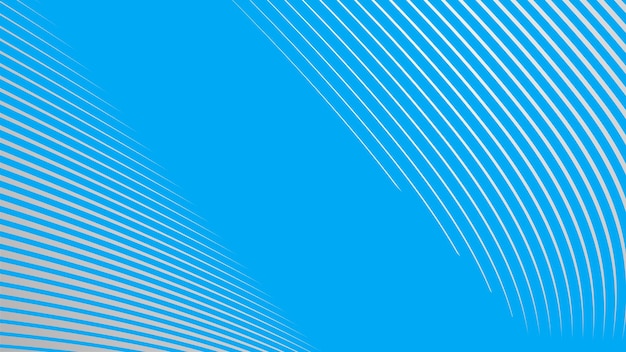 Blue curve line abstract background vector image