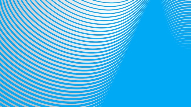 Blue curve line abstract background vector image