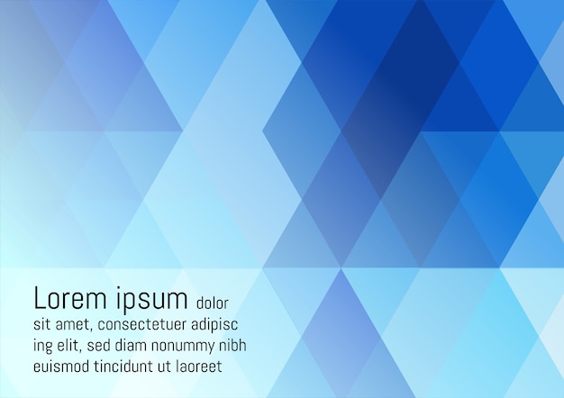 blue geometric abstract vector background