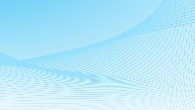 Blue gradient abstract background with curve line