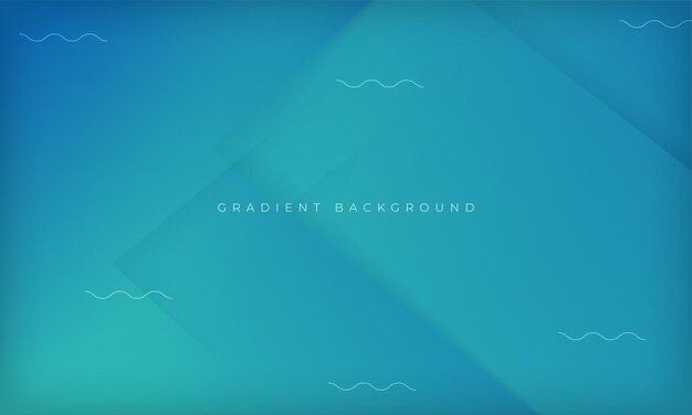 Blue gradient dynamic background modern geometric design template