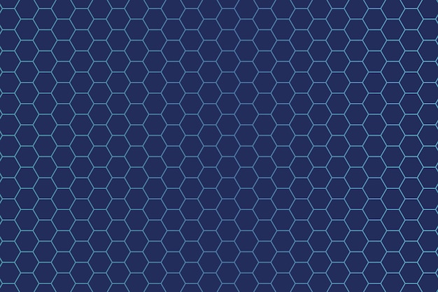Blue Hex Background