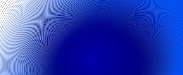 Blue lines in 3D perspective vector abstract background dynamic linear minimal design wave lied pattern in dimensional and movement
