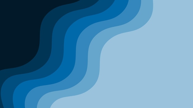 blue paper cut abstract background vector image for backdrop or presentation