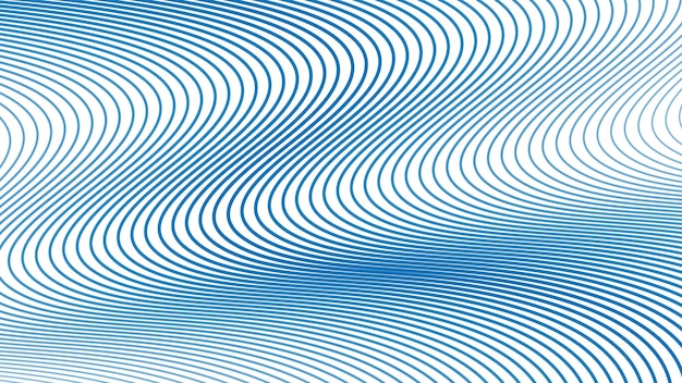Blue tosca stripes wavy lines abstract background for backdrop or presentation