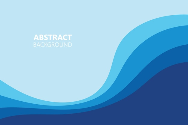Blue wave Baground Wallpaper pattern vector