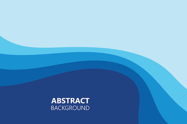 Blue wave Baground Wallpaper pattern vector