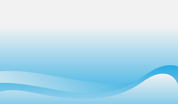 blue wave gradient background design vector template