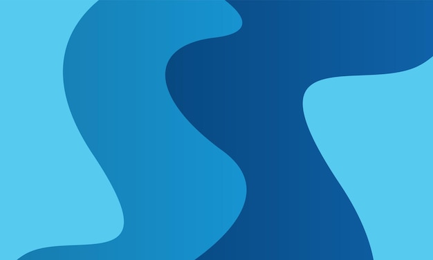 Blue White Wave Background Design For presentation Poster Banner wallpaper