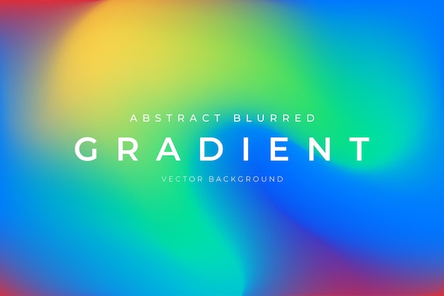Blurred Gradient Abstract Background Rainbow