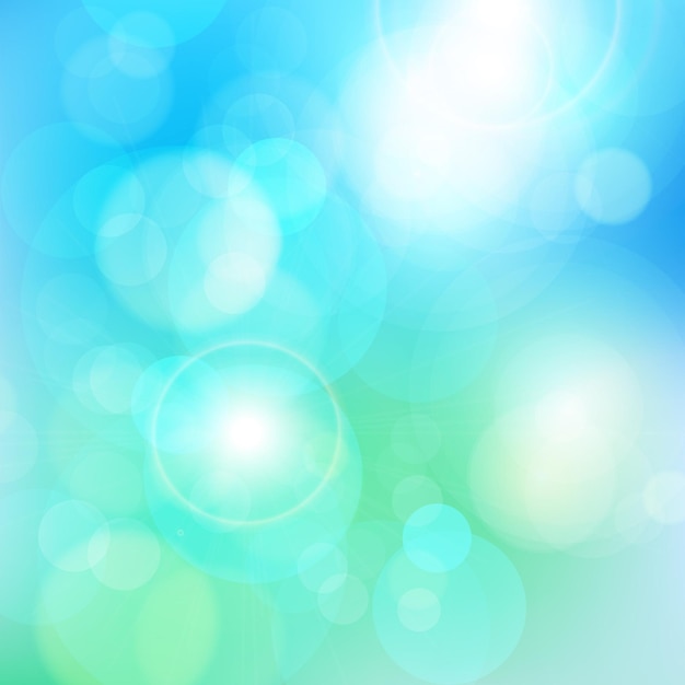 blurred hello summer background with bokeh effect
