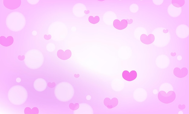 Blurred valentines day background design