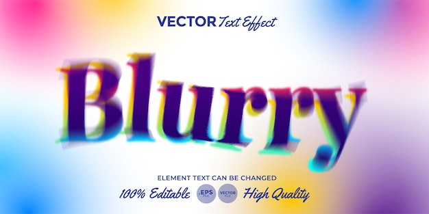 Blurry Text Effect
