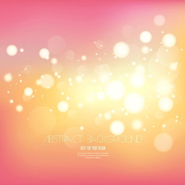 Bokeh light modern background
