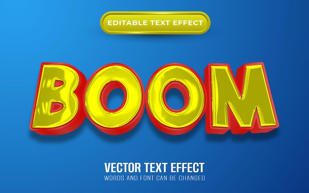 Boom text effect