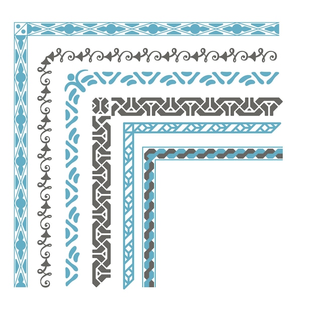 Borders vector
