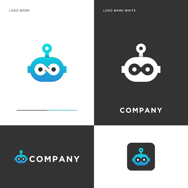 Bot Logo Vector Icon Illustration Design