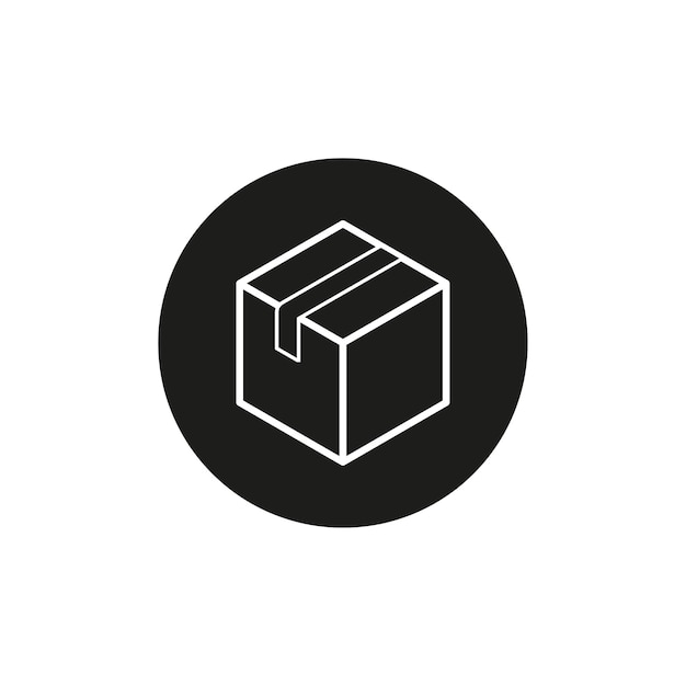 Box icon Vector illustration EPS 10 Stock image