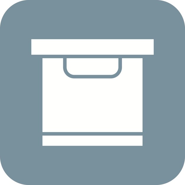 Box vector icon Can be used for Office Stationery iconset