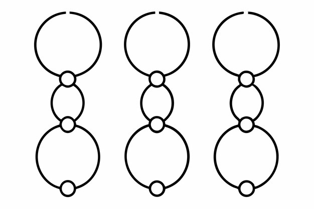 Bracelet line art intricate drawing celebrating beauty of classic bracelet