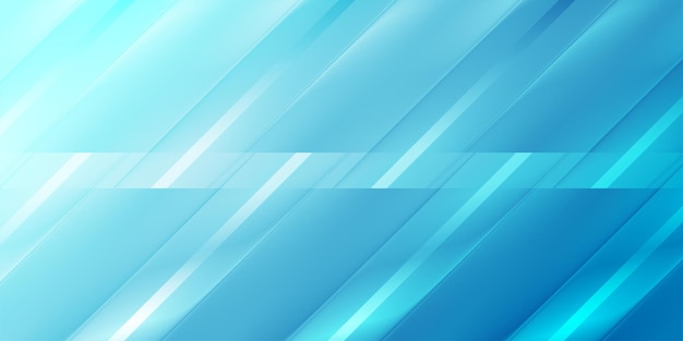 Bright blue glossy stripes abstract concept background