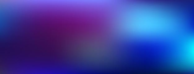 Bright blue to indigo gradient moves from neon blue to indigo with a dramatic blur effect