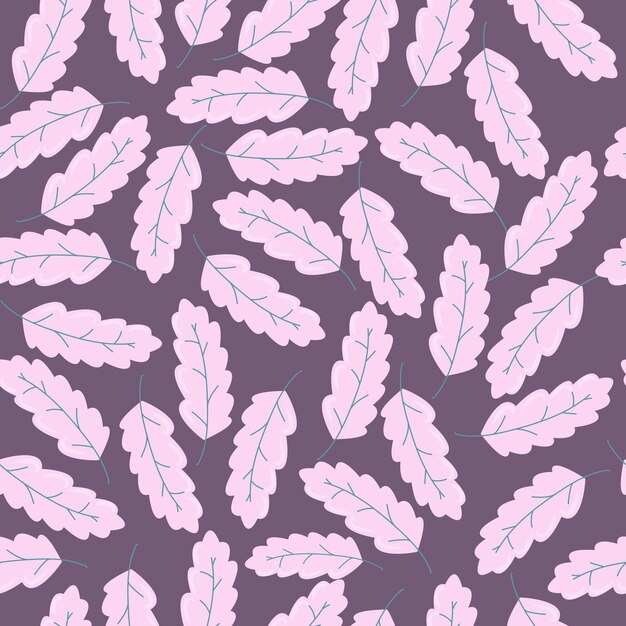bright pattern of simple flowers seamless pattern of plants in pastel colors vector illustration