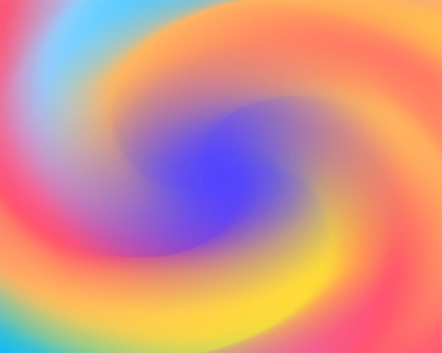 bright rainbow color swirl abstract background vector twist wallpaper design shiny blur and smooth backdrop