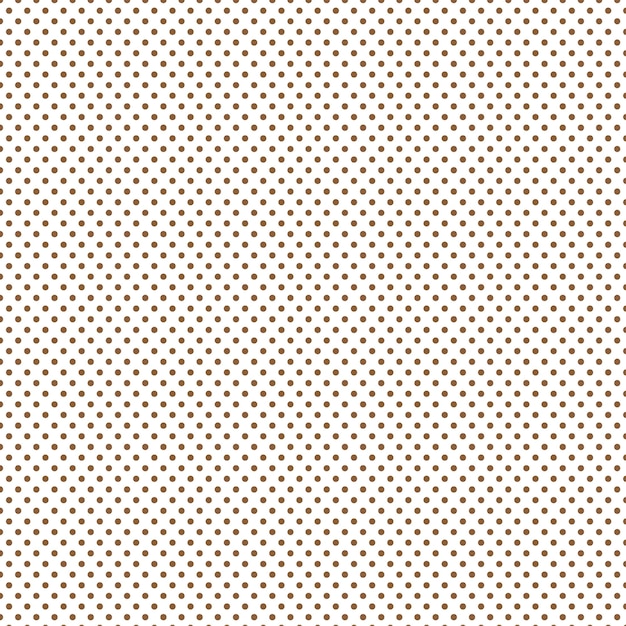 brown Dots seamless pattern black and white isolated on white background Polka dot pattern Mono