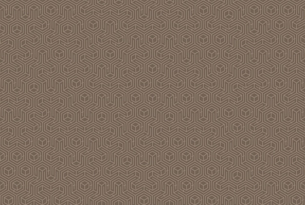 Brown geometric pattern background