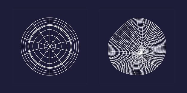 Brutalism shapes Large set of retro objects for design Modern abstract forms