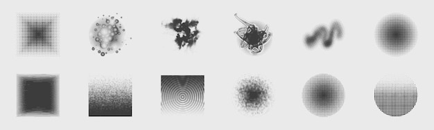 Brutalism shapes Minimalist geometric elements Simple shapes forms