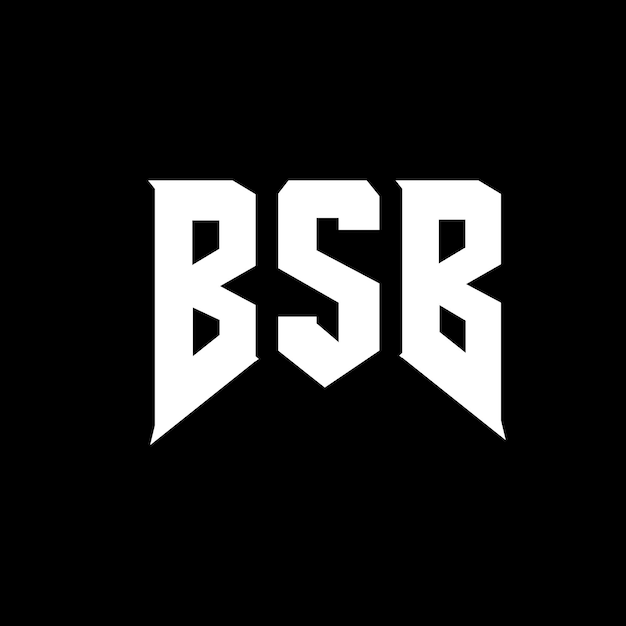 BSB letter logo design for technology company BSB logo design black and white color combination BSB logo BSB vector BSB design BSB icon BSB alphabet BSB typography logo design