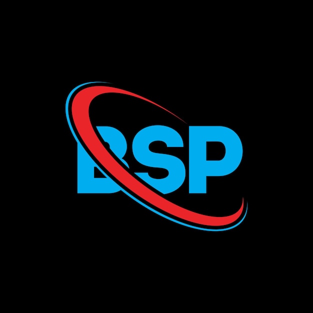 BSP logo BSP letter BSP letter logo design Initials BSP logo linked with circle and uppercase monogram logo BSP typography for technology business and real estate brand