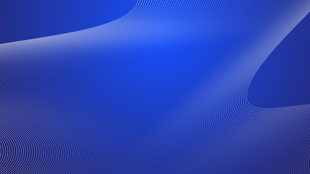Bue wavy curve line abstract background