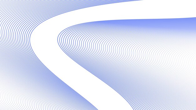 Bue wavy curve line abstract background